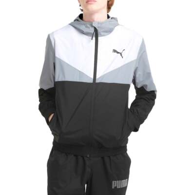 

Puma Essentials+ Cb Ветровка Мужские Пальто Куртки Верхняя одежда 585883-01, Черный, Puma Essentials+ Cb Windbreaker