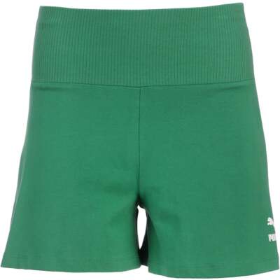 

Женские зеленые повседневные спортивные шорты Puma Classics Waistband Shorts 536276-02, Зеленый, Puma Classics Waistband Shorts
