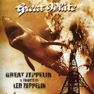 GREAT WHITE - LED ZEPPELIN TRIBUTE ALBUM COVER POSTER |  24X24 inches | 