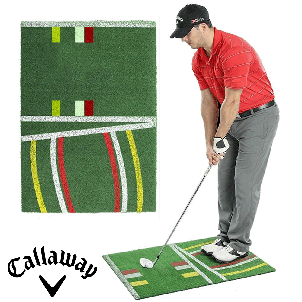 CALLAWAY PURE PITCH GOLF CHIPPING MAT / DISPLAYS BALL POSITION & SWING