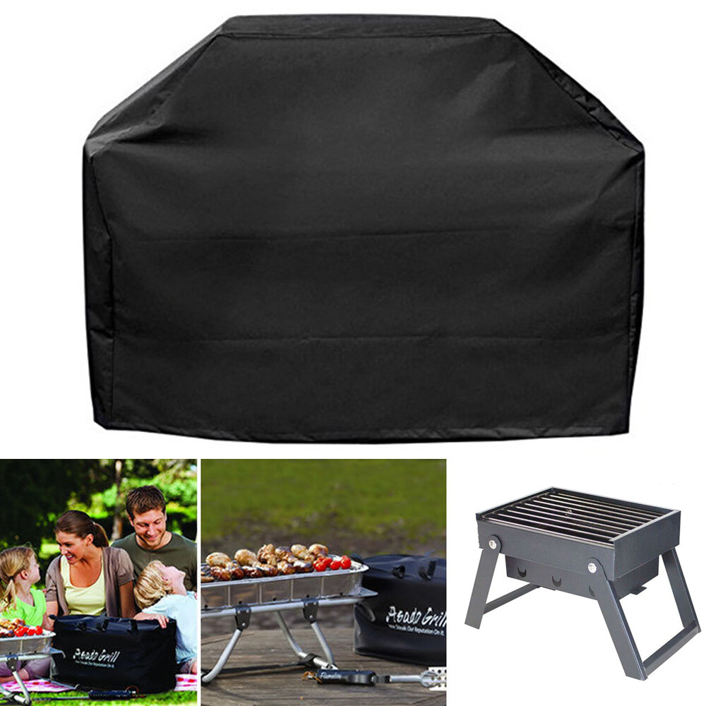 150 cm Grillabdeckung BBQ Grill Abdeckhaube Gasgrill Smoker Schutzhülle