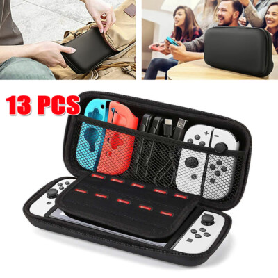 Protector Carrying Case  For Nintendo Switch OLED Large Capacity with Hand Loop