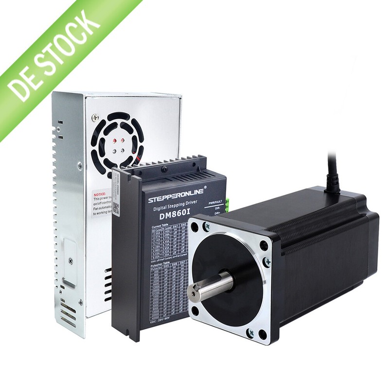 Stepperonline Nema34 Schrittmotore 12nm Ï14mm & Stepper Treiber & 60v Power Kit