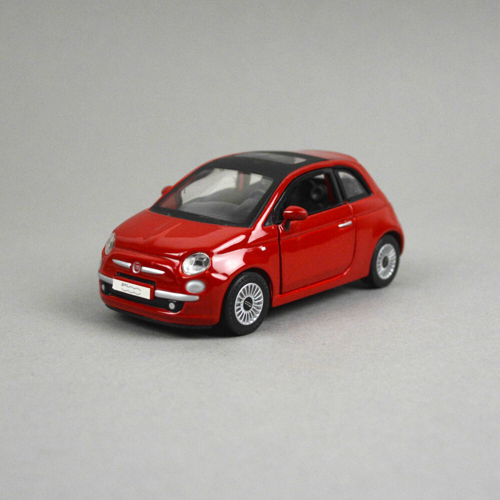 Bburago - Fiat 500 - 1:32 - Red | eBay