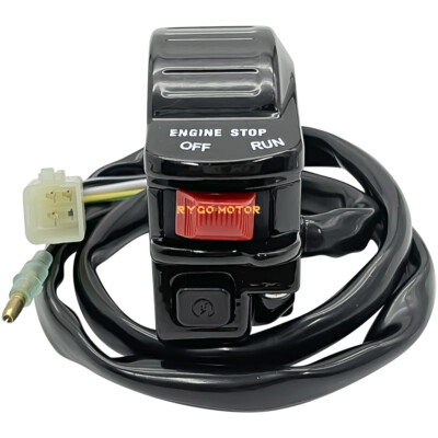 Left Handle Switch Start Kill Stop Button for Suzuki Quadsport 80 LT80 1987-2006