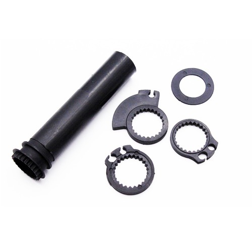 New Universal Motorcycle 22mm 7//8/" Handlebar Hand Grips Throttle Tube With Cable
