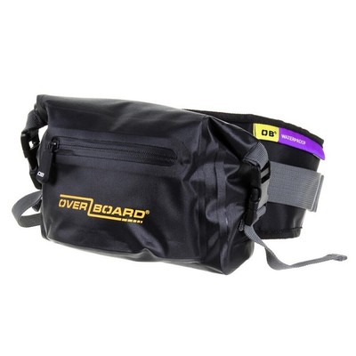 Overboard 2 Litre Pro Light Waterproof Waist Pack Bag Black - AOB1049BLK
