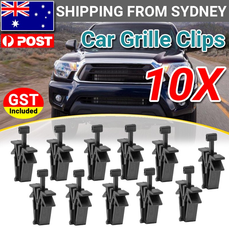 10 GRILL CLIPS CLIP USE FOR TOYOTA HILUX PICKUP MK3 MK4 1984