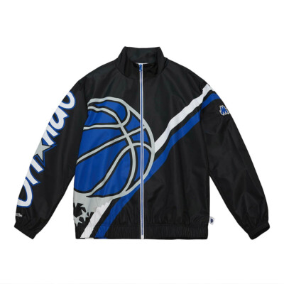

Mitchell - Ness NBA Orlando Magic Exploded Logo Warm Up Jacket Мужчины черный/белый/, Mitchell - Ness NBA Orlando Magic Exploded Logo Warm Up Jacket