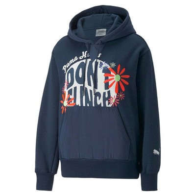 

Puma Mod Graphic Pullover Hoodie Womens Blue 53646101, Синий