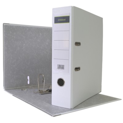 20 x Ordner A4 8cm PP Kunststoff Weiss Aktenordner Briefordner Breit Büro