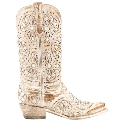 

Женские Ботинки Ferrini Mandala Snip Toe Cowboy Off White 81761-10, Ferrini Mandala Snip Toe Cowboy