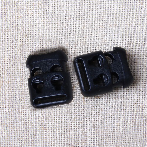 30PCS Shoe Lace Shoelace Buckle Rope Clamp Cord Lock Stopper Run Sports Clip