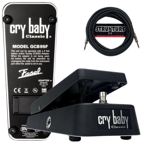 Jim Dunlop GCB95F Cry Baby Classic Wah Pedal Retro Fasel Inductor ...