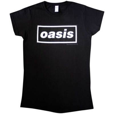 Oasis Ladies T-Shirt: Decca Logo (X-Large)