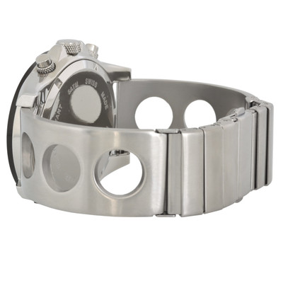 Pre-owned Aristo Carbon Quartz Trophy-chronograph Model 7h93r Carbon/stainless Steel Ronda