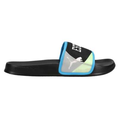 

Мужские черные повседневные сандалии Puma Leadcat 2.0 Bb In The Paint Slide 384579-01, Черный, Puma Leadcat 2.0 Bb In The Paint Slide