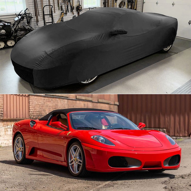 Ferrari F430 カタログ ビニールカバー付き Car Cover Indoor Stain Stretch Dust-proof Black Custom For Ferrari