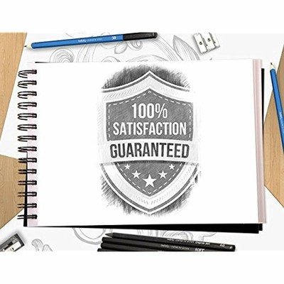 100-Sheet Sketchpad Artist Pro, Watercolor, Acrylic Pad For Sketching, Ink Book,