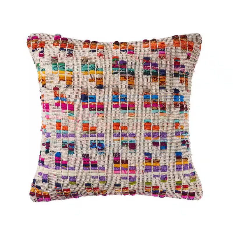 Lucia 20 In. X 20 In. Multi-Color Eclectic Standard Indoor Throw Pillow