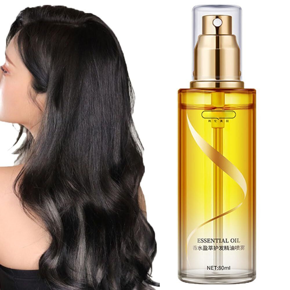 Fragrance Hair Care Essential Oil Spray Perfumed Anti-frizz Serum 80ML US