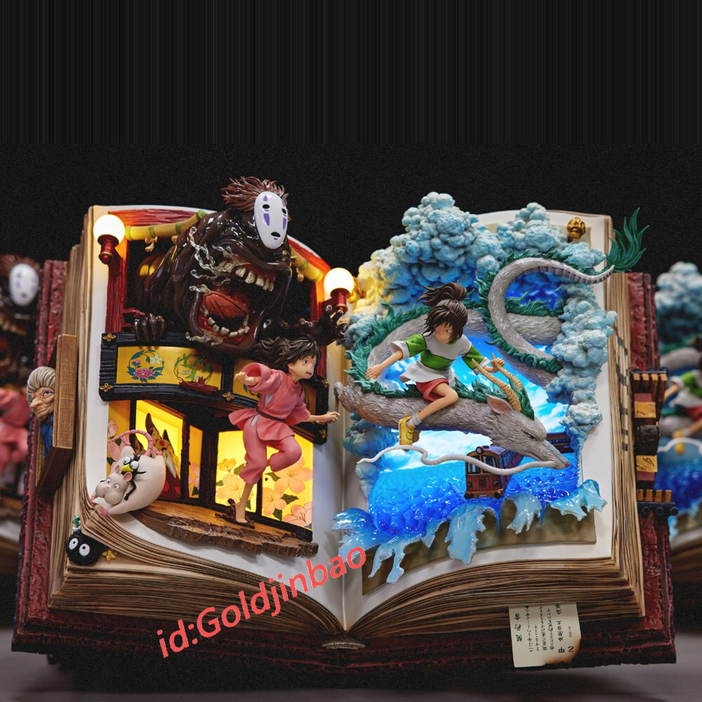 ZUOBAN Studios Spirited Away Resin Statue In Stock Led H38cm ogino