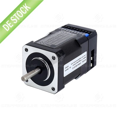 STEPPERONLINE Integrated NEMA17 Stepper Motor 0.6Nm 20-36VDC 5mm shaft iDM Serie