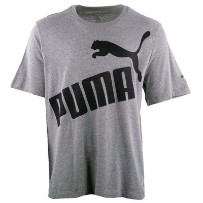 

Футболка Puma Off Set с круглым вырезом и короткими рукавами, мужские повседневные топы размера  847742-03, Grey, Puma Off Set Crew Neck Short Sleeve T-Shirt