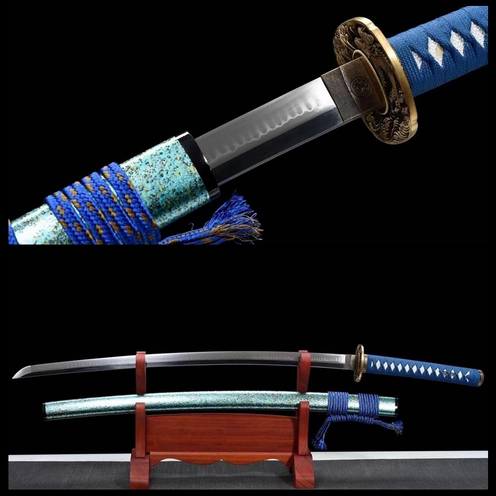 40''koi fish Clay Tempered Folded T10 Steel katana Japanese