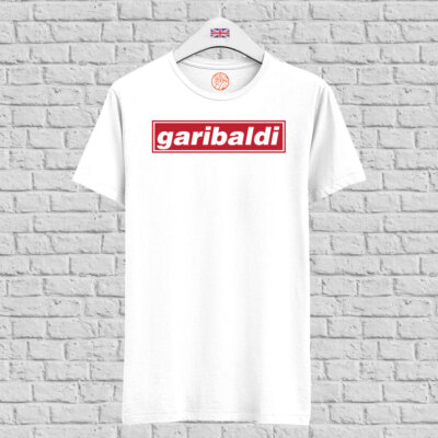 Garibaldi Oasis White Organic Cotton T-shirt for Fans of Nottingham Forest Gift