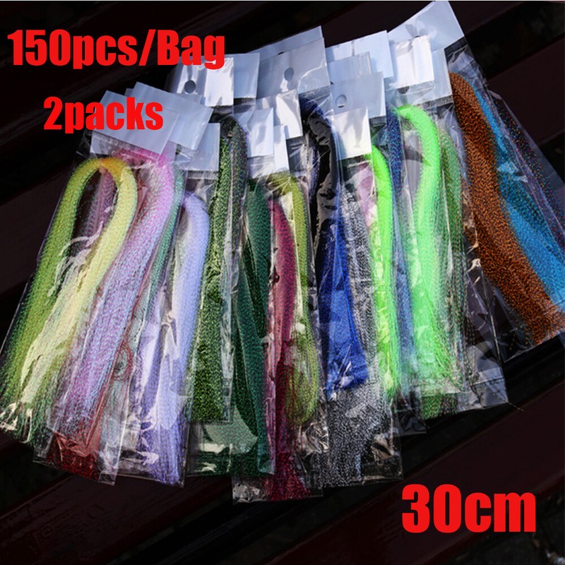Fly Tying Material Lure Fibre Jig 4 Colors Synthetic Fibre Super