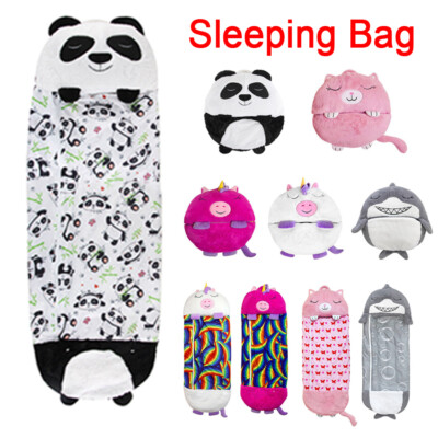 Sleeping Bag Happy Napping Napper Kid FUNNY Pillow Warm Camping Unicorn Gift NEW
