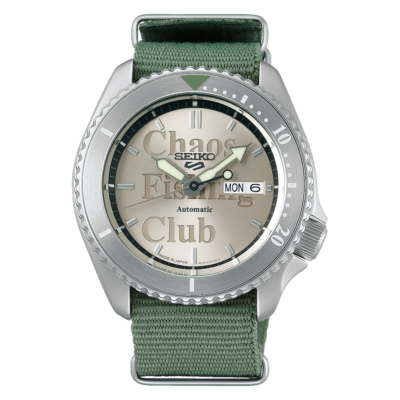 Pre-owned Seiko 5 Sports Sbsa169 Chaos Fishing Club Collaboration Limited Watch Skx Sense