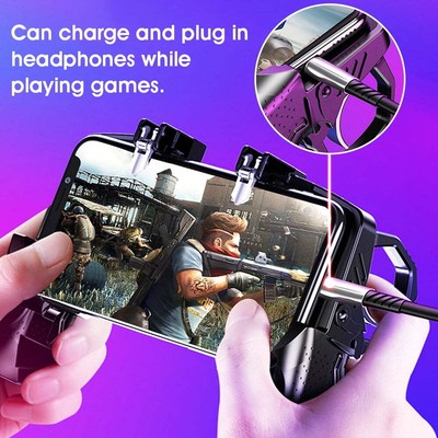 Mobile Phone PUBG Game Controller L1R1 Shoot and Aim Trigger Joystick Ergonomic