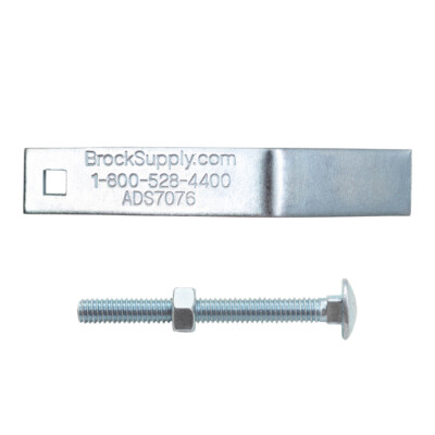 Brock Torque Converter Retainer Brackets Galvanized Steel With Hardware 50/Box