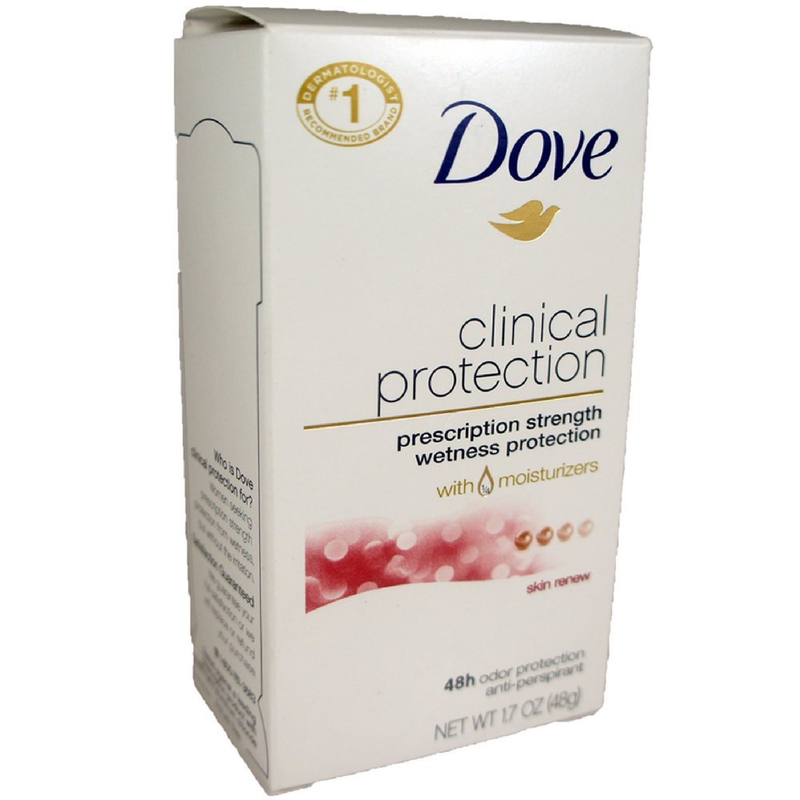 Dove Clinical Protection Antiperspirant Deodorant for Sweat and Odor Protection