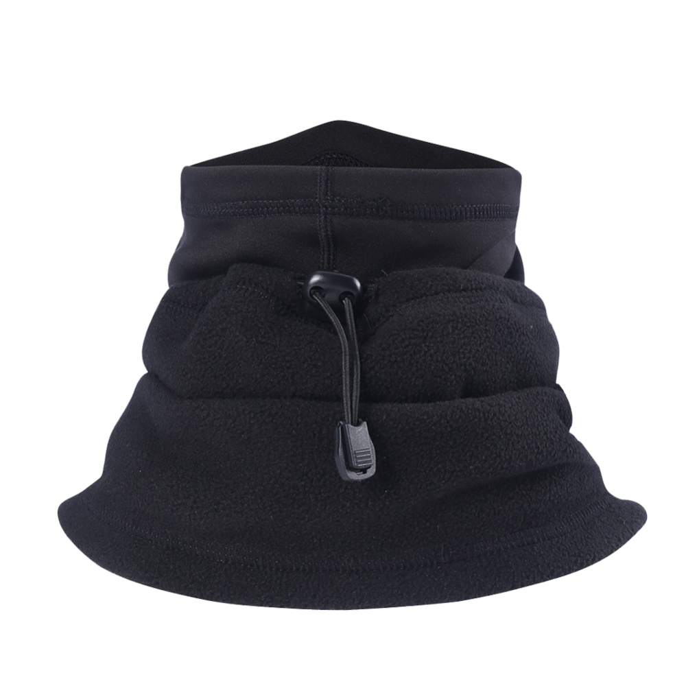 Winter Polar Fleece Windproof Half Face Mask Adjustable Neck Warmer Gaiter Scarf