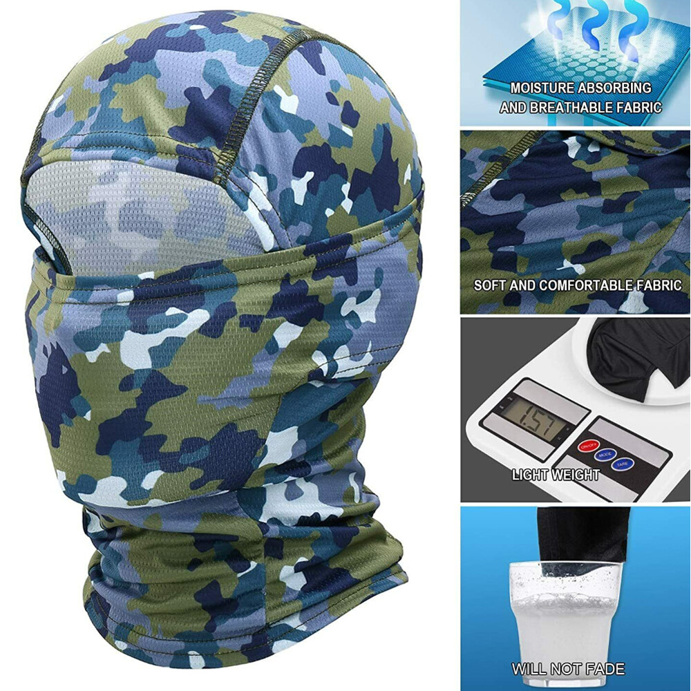Camo Full Face Mask Tactical Balaclava Face Mask Camouflage Military Face Cover