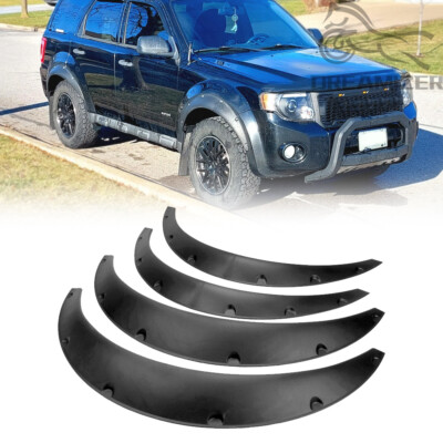 For 2001-2023 Ford Escape 4.5'' Extended Fender Flares Wide Body Kit Wheel Arches