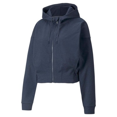 

Puma Cloudspun FullZip Hoodie Женская синяя повседневная верхняя одежда 521055-66, Синий