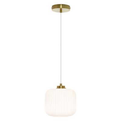 7.25 Подвесной светильник Nellie Retro Globe Shade Белый - Ассортимент товаров: Матовый