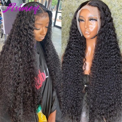Deep Wave HD Lace Frontal Wig Human Hair Wigs for Women Curly Lace Front Wig