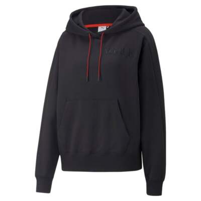 

Puma Vogue X Logo Pullover Hoodie Женская черная повседневная верхняя одежда 53469001, Черный