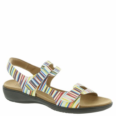 

Женские сандалии Trotters Katarina 3 7,5 B(M) США — весна/разные/в полоску, Spring/multi/stripe