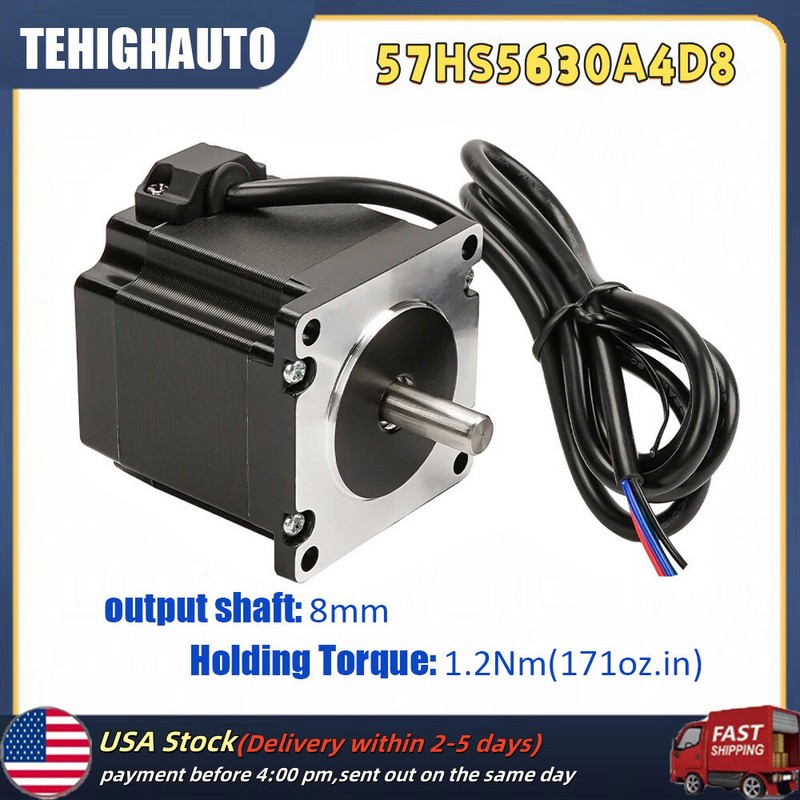 Nema23 Stepper Motor 57x56mm 57BYGH 8mm shaft 2ph 4 Lead