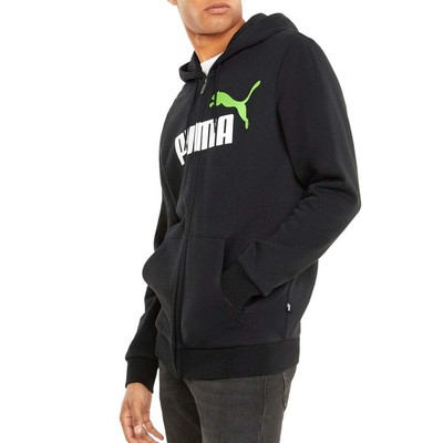 

Puma Essentials+ TwoTone FullZip Hoodie Mens Size  Повседневная верхняя одежда 586760-56, Черный