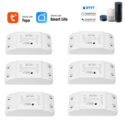 Tuya Wifi Smart Timer Control Light switch Wireless Remote for Alexa Google Home