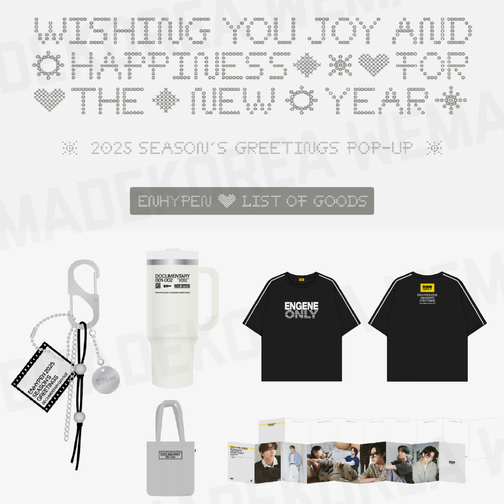 ENHYPEN 2025 Season's Greetings POP-UP MD Official K-POP