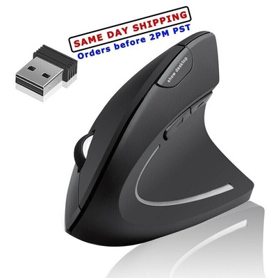 Superior Quality Durable 2.4G Wireless Vertical Optical Mouse for Laptop PC USA