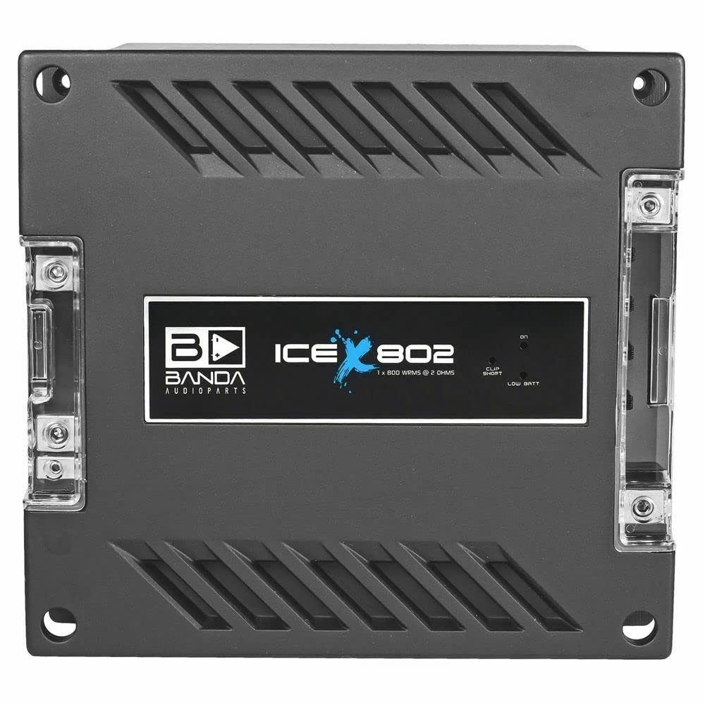 1-Channel Vehicle Audio Bass Amplifier - High-Powered Mono Bass Amplifier